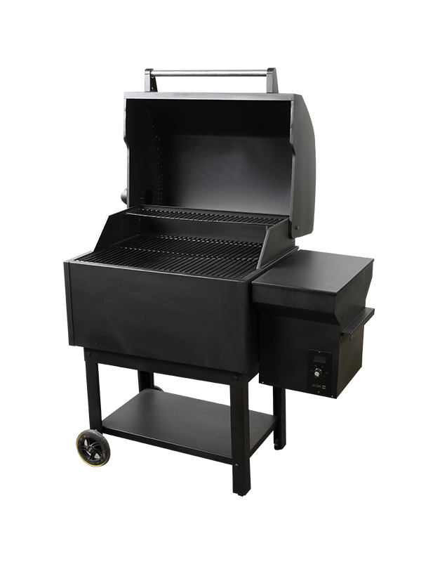 Barrel Charcoal Pellet BBQ Grill