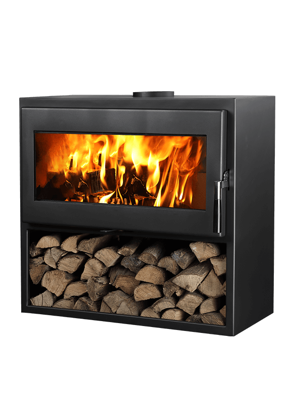 IRM08S-Classical Pedestal Wood Burning Stove 