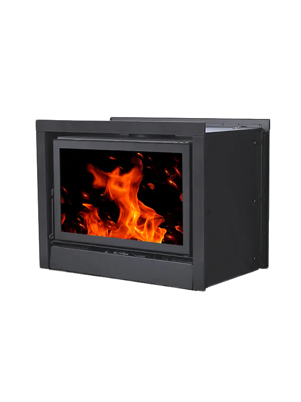 IRM12.8 Double Glass Inbuilt Wood Burning Stove